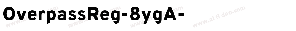 OverpassReg-8ygA字体转换