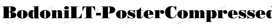 BodoniLT-PosterCompressed字体转换