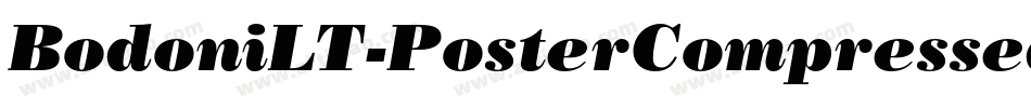 BodoniLT-PosterCompressed字体转换