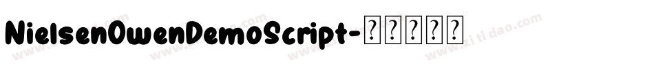 NielsenOwenDemoScript字体转换