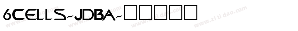 6Cells-JdBa字体转换