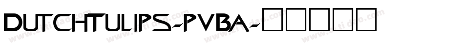 DutchTulips-pvBa字体转换