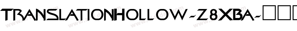 TranslationHollow-z8XBa字体转换