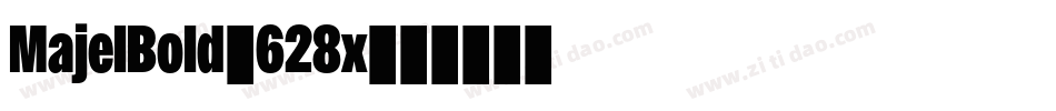 MajelBold-628x字体转换
