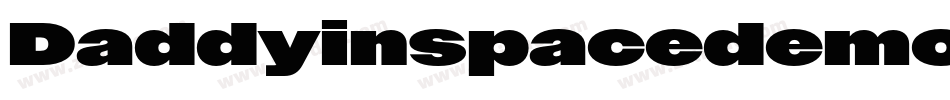 Daddyinspacedemo-257X字体转换