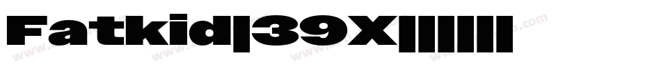 Fatkid-39X字体转换