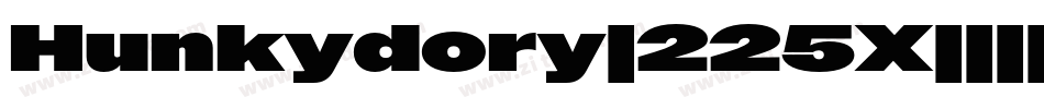 Hunkydory-225X字体转换