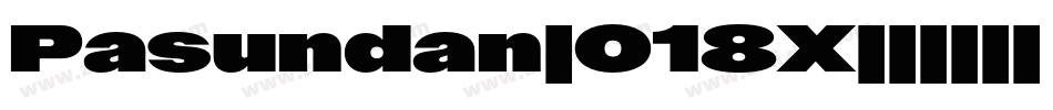 Pasundan-018X字体转换