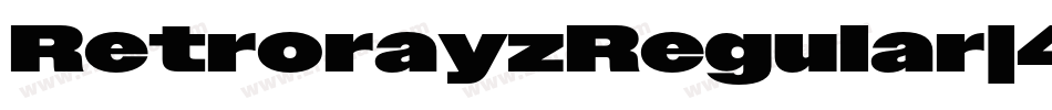 RetrorayzRegular-426x字体转换