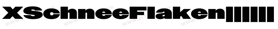 XSchneeFlaken字体转换