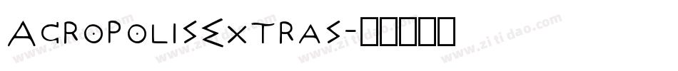 AcropolisExtras字体转换