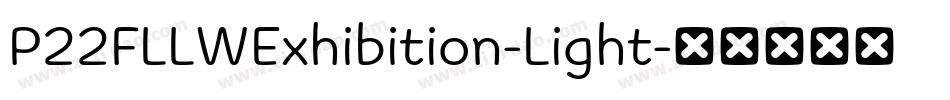 P22FLLWExhibition-Light字体转换