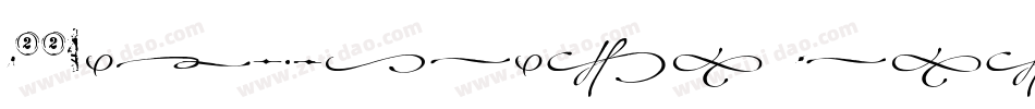 P22Victorian-OrnamentsTwo字体转换