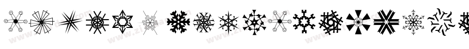 SnowflakesSt-y56M字体转换