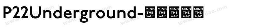 P22Underground字体转换 P22Underground字体转换