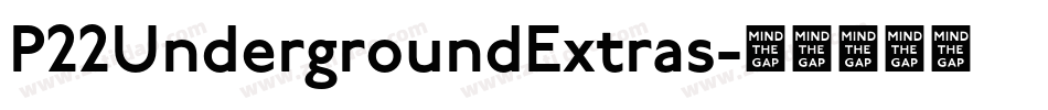 P22UndergroundExtras字体转换