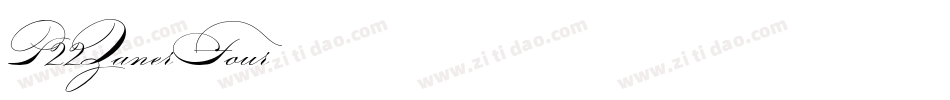 P22ZanerFour字体转换