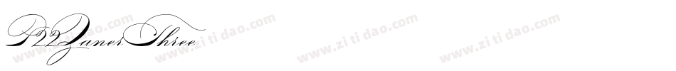 P22ZanerThree字体转换