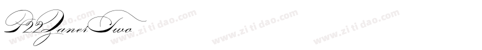 P22ZanerTwo字体转换