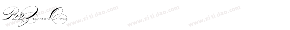 P22ZanerOne字体转换
