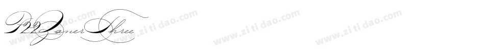 P22ZanerThree字体转换