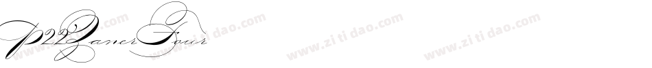 P22ZanerFour字体转换