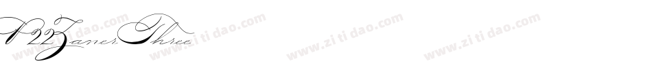 P22ZanerThree字体转换
