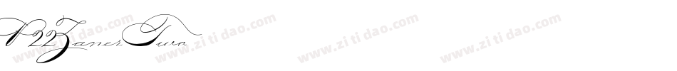 P22ZanerTwo字体转换