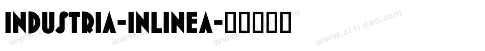 Industria-InlineA字体转换
