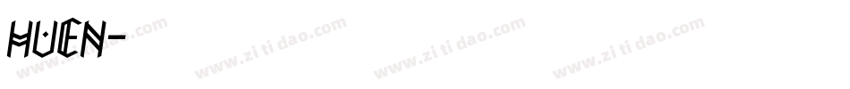 HUEN字体转换