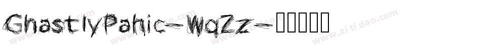 GhastlyPanic-WqZz字体转换