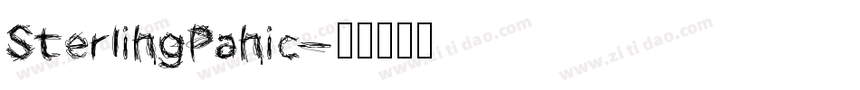 SterlingPanic字体转换