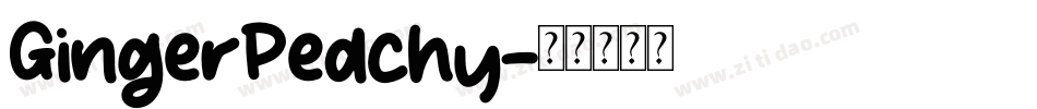 GingerPeachy字体转换