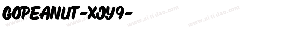 GoPeanut-XjY9字体转换