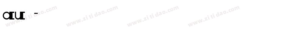 au字库字体转换