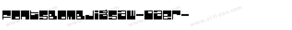 FontsBombJigsaw-0aEr字体转换