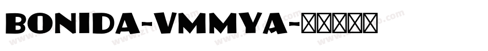 Bonida-vmmYA字体转换