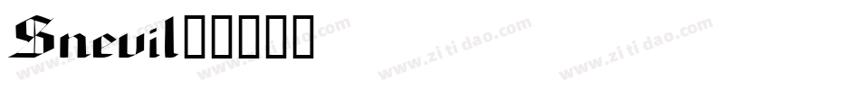 Snevil字体转换
