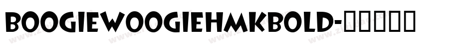 BoogieWoogieHmkBold字体转换