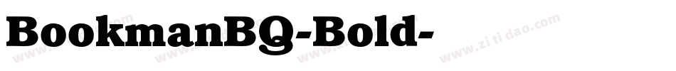 BookmanBQ-Bold字体转换