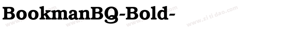 BookmanBQ-Bold字体转换