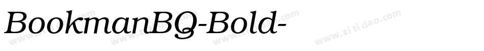 BookmanBQ-Bold字体转换