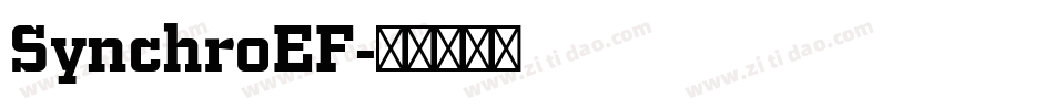 SynchroEF字体转换