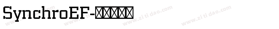 SynchroEF字体转换