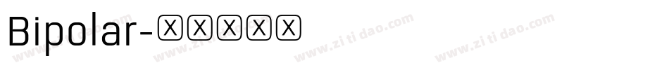 Bipolar字体转换