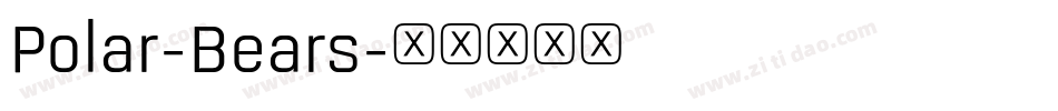 Polar-Bears字体转换