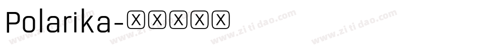 Polarika字体转换