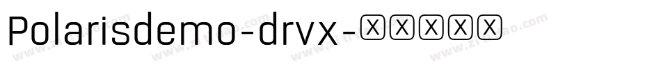 Polarisdemo-drvx字体转换