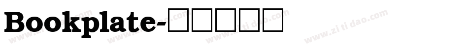 Bookplate字体转换