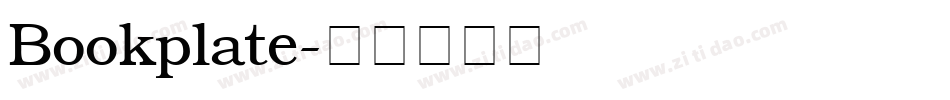 Bookplate字体转换